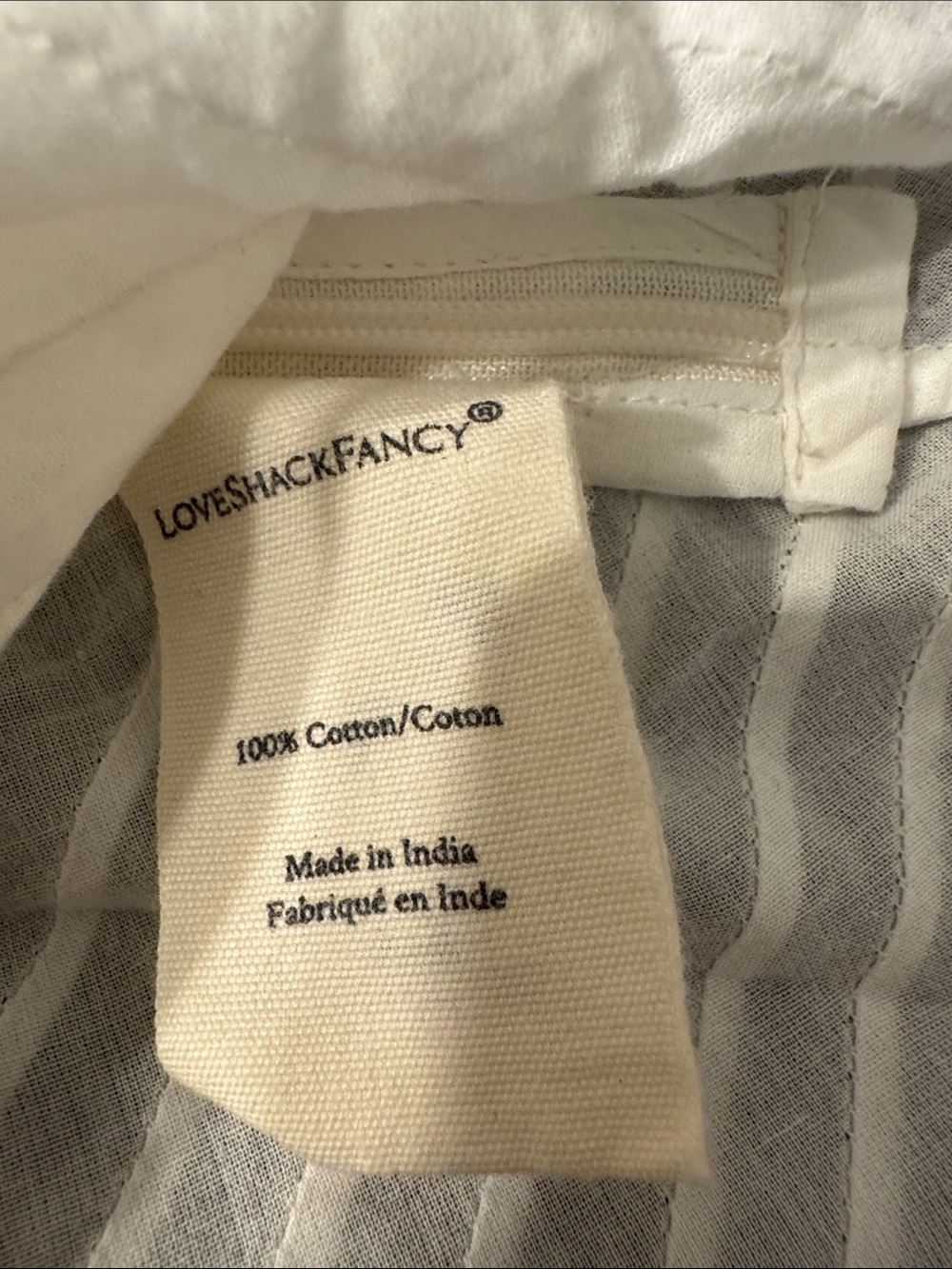 LoveShackFancy White Lace Tank with Floral Overlay - Picture 3 of 5